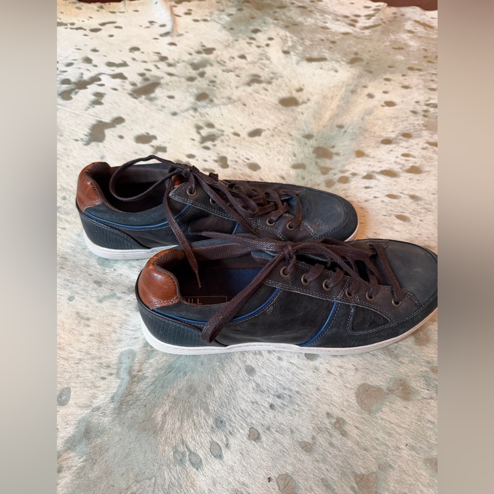 Bull Boxer Men's Navy Leather Shoes - Picture 5 of 6